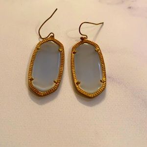 Light Gray Drop Earrings